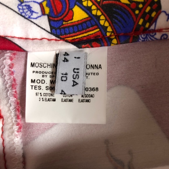 Moschino Vintage Playing Card Midi Skirt - Picture 6 of 6